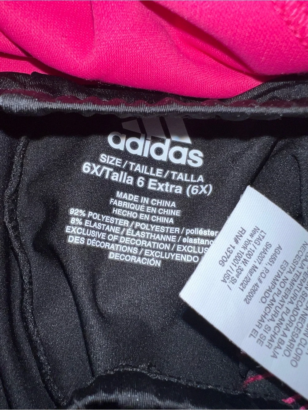 adidas Kids' Bright Pink Hooded Sweatshirt - Logo Pullover and Gradient Pants